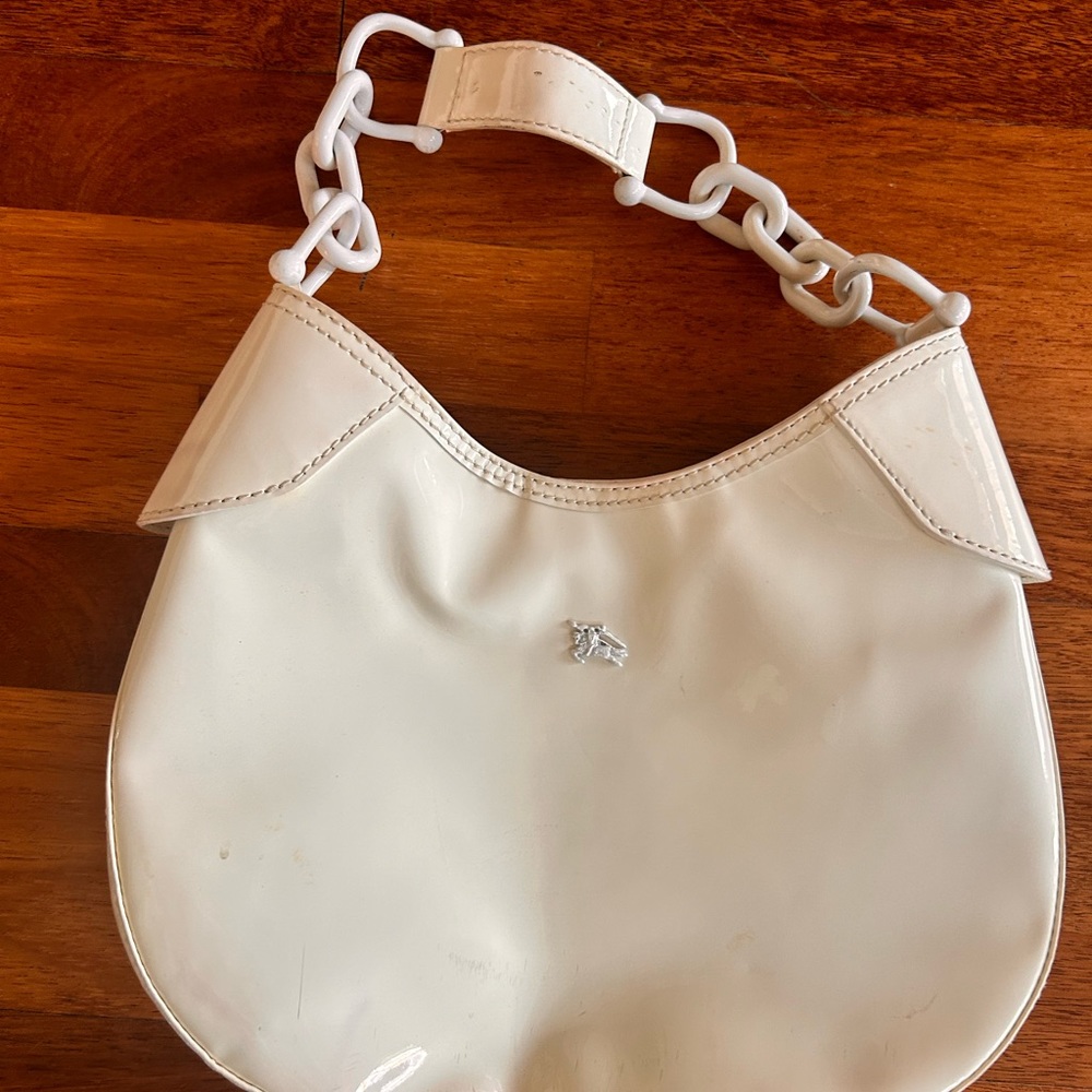 Vintage white Burberry Bag.